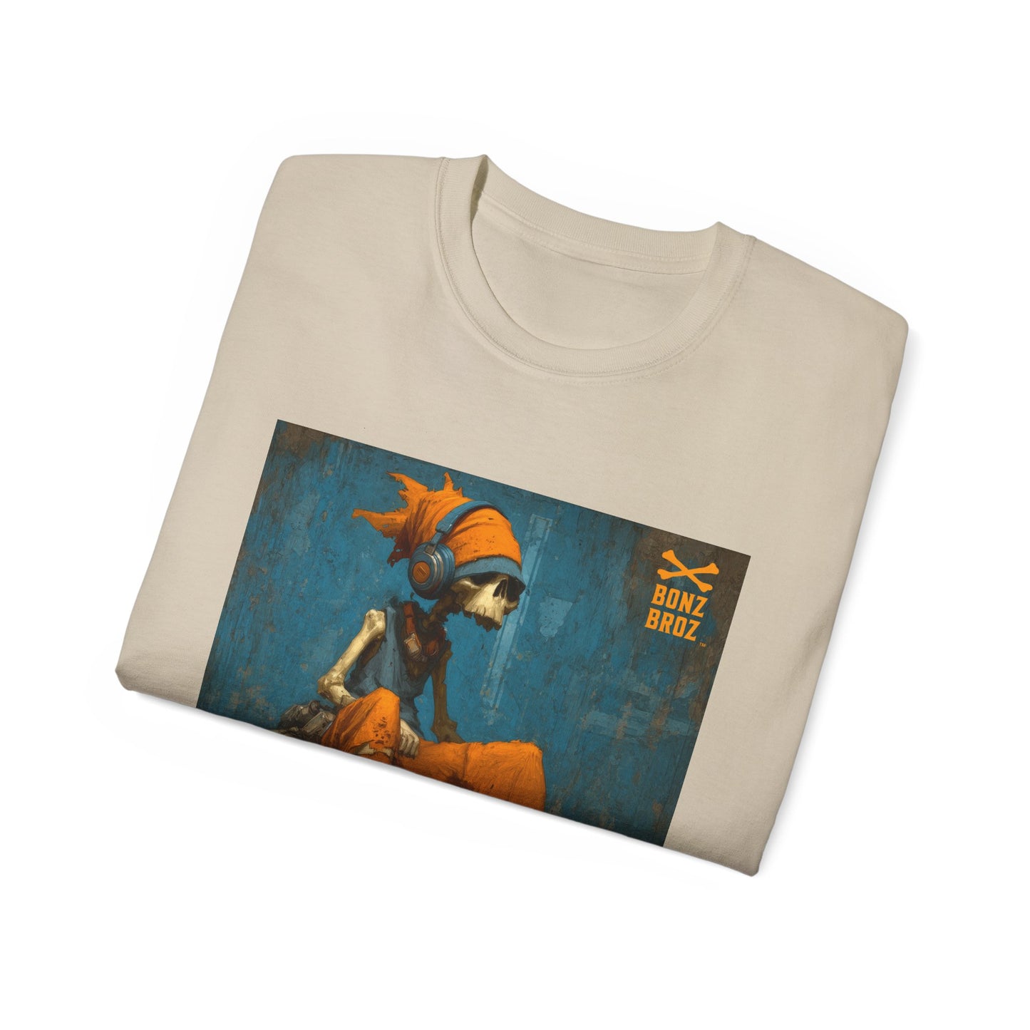 Skeleton Headphones Tee