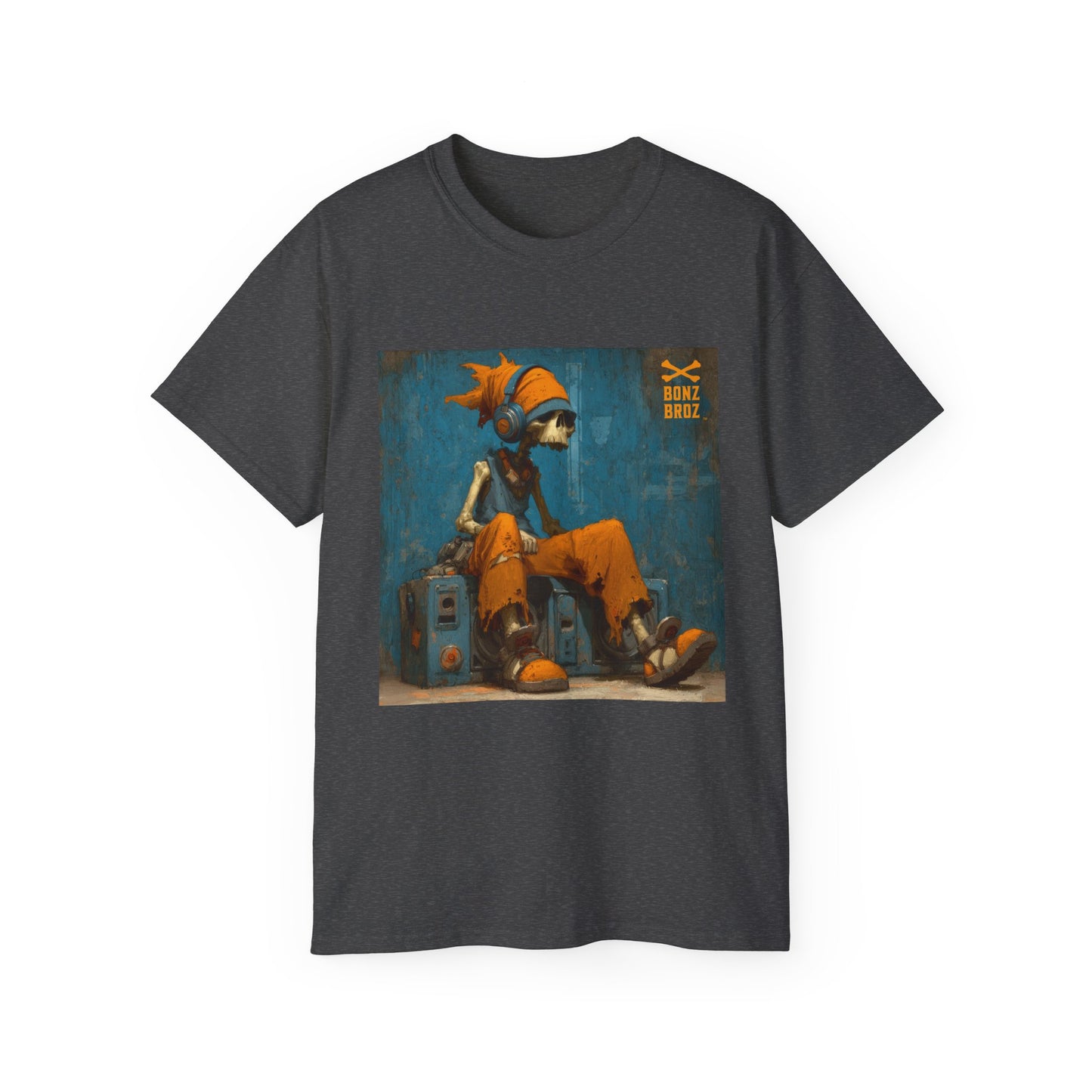 Skeleton Headphones Tee
