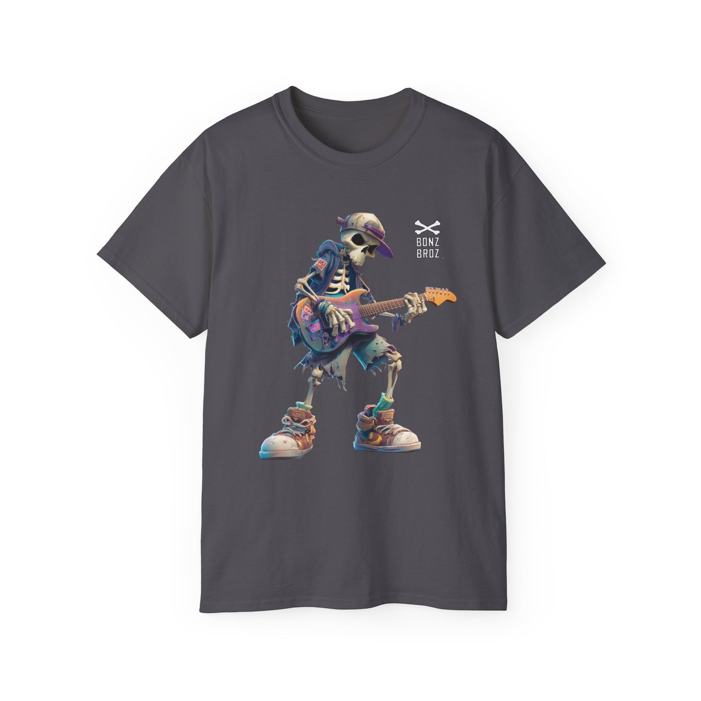 Skeleton Rock Guitar Tee