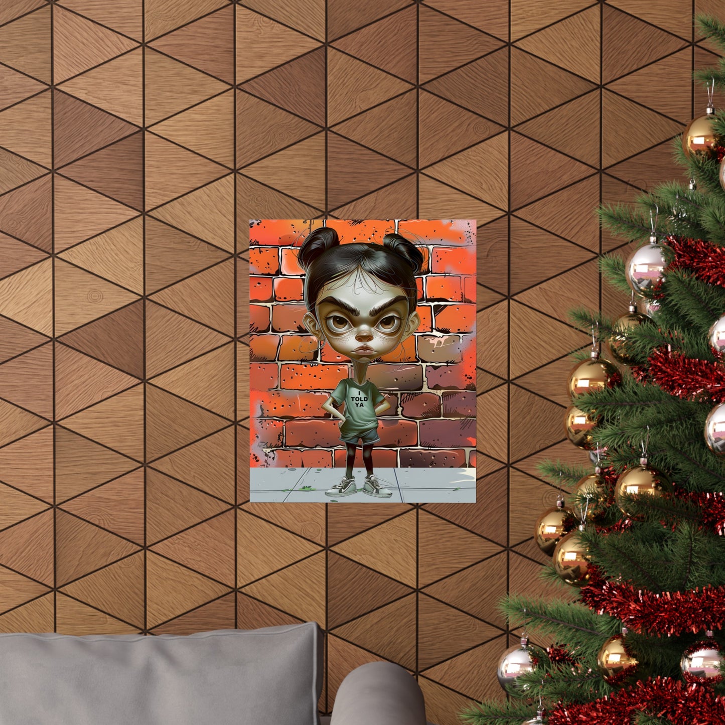 I Told Ya Girl Matte Vertical Poster
