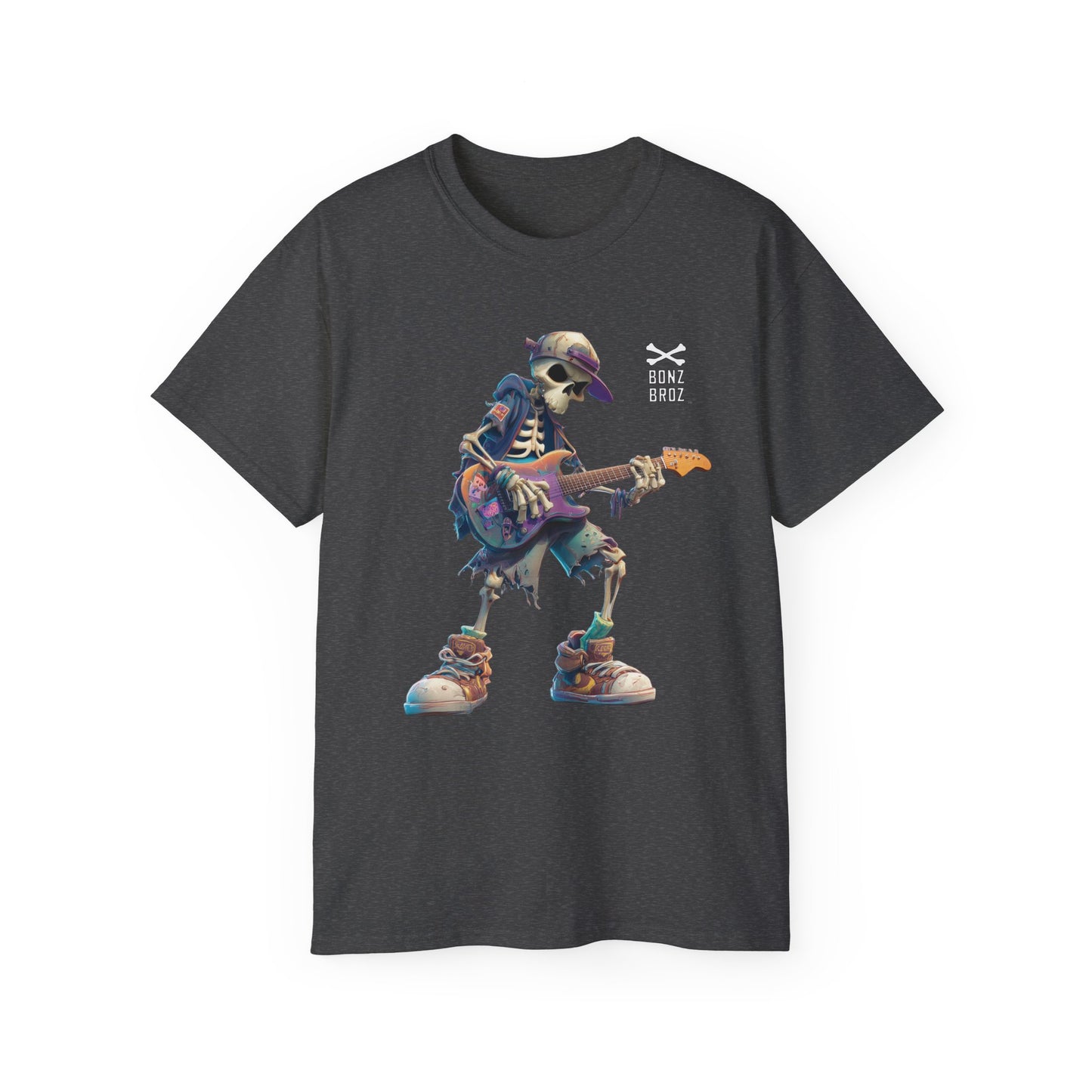 Skeleton Rock Guitar Tee