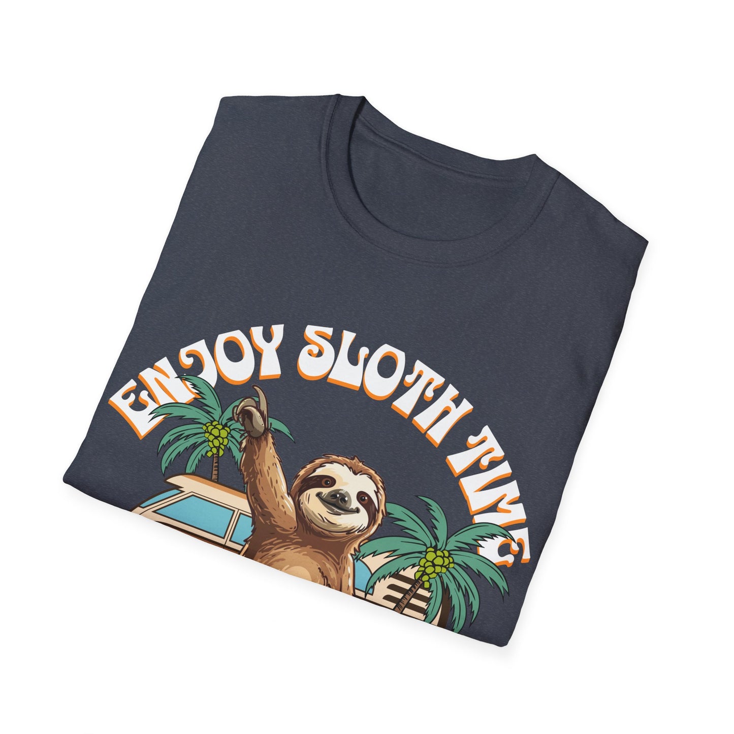 Enjoy Sloth Time Unisex Softstyle T-Shirt