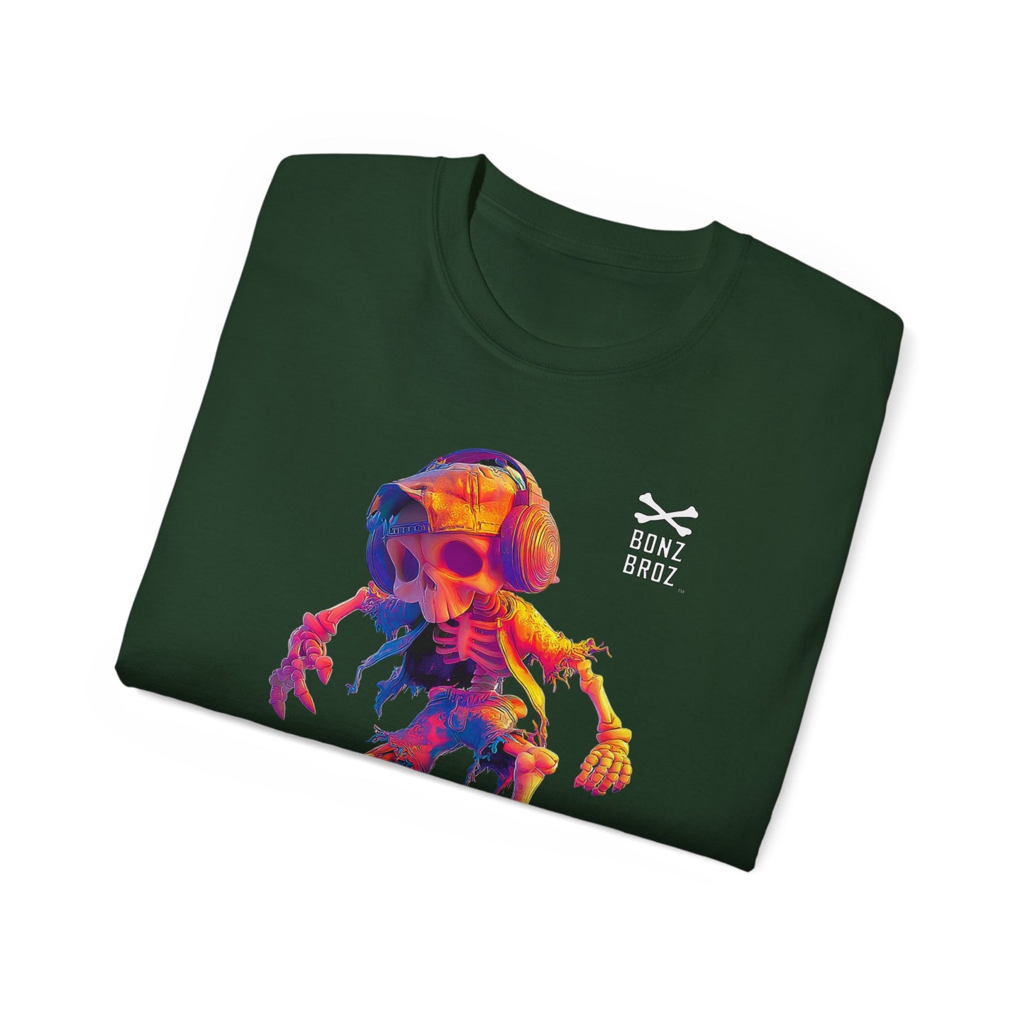 Skateboard Skeleton Unisex Tee