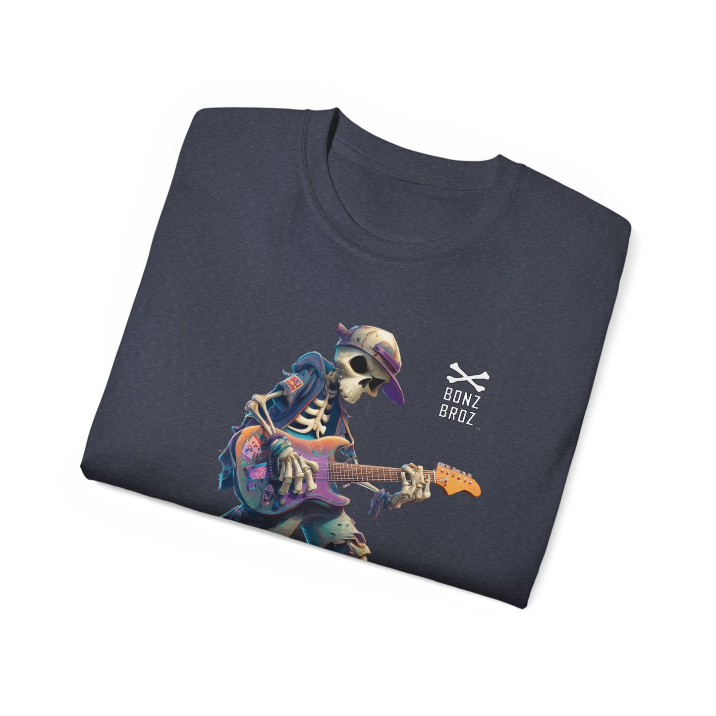 Skeleton Rock Guitar Tee