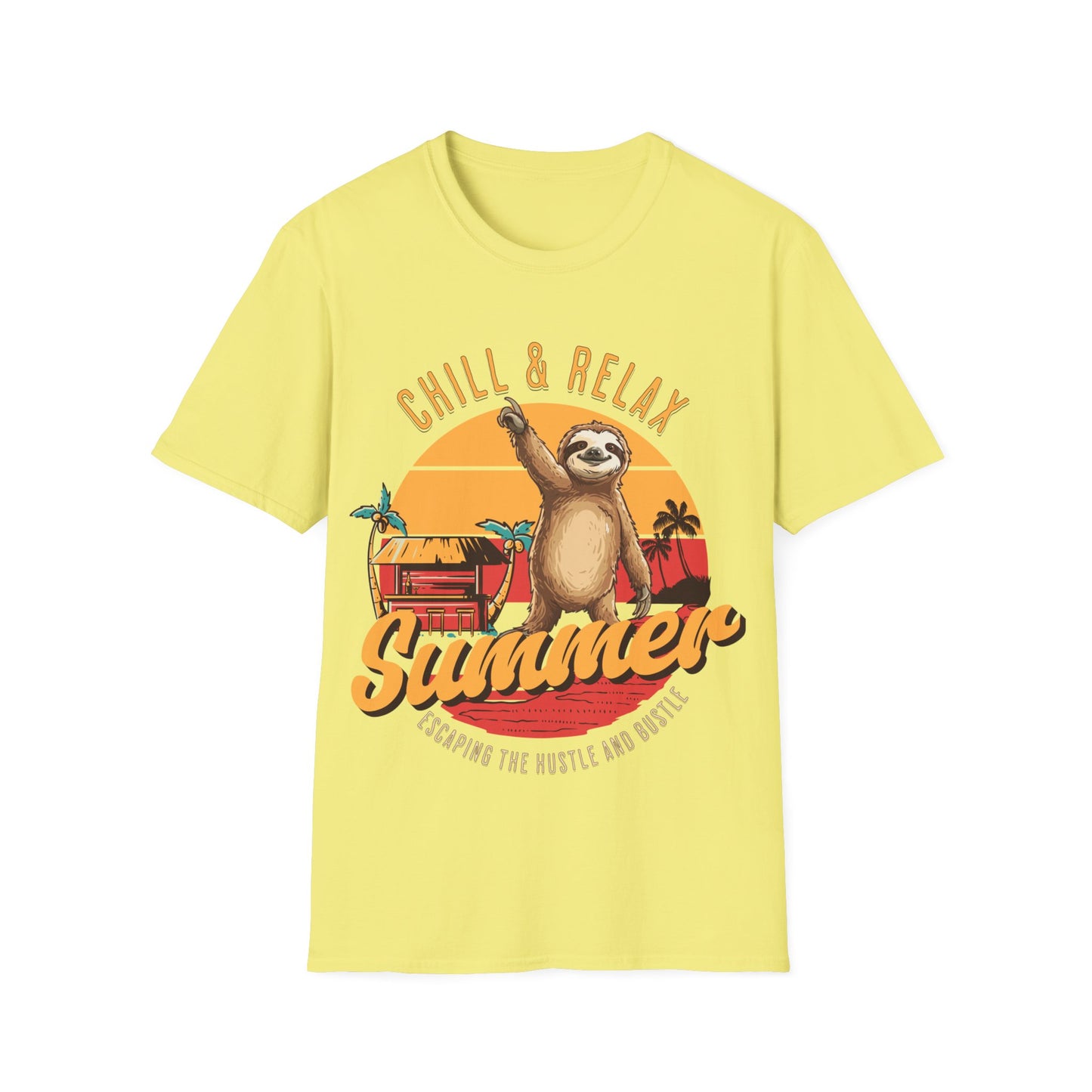Chill and Relax Summer Unisex Softstyle T-Shirt