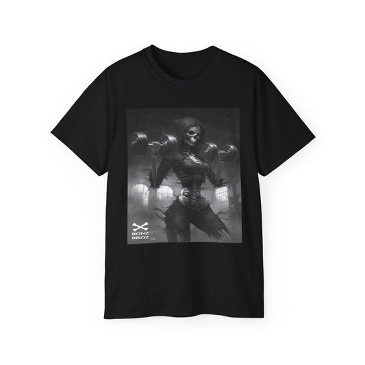 Skeleton Weightlifting Tee