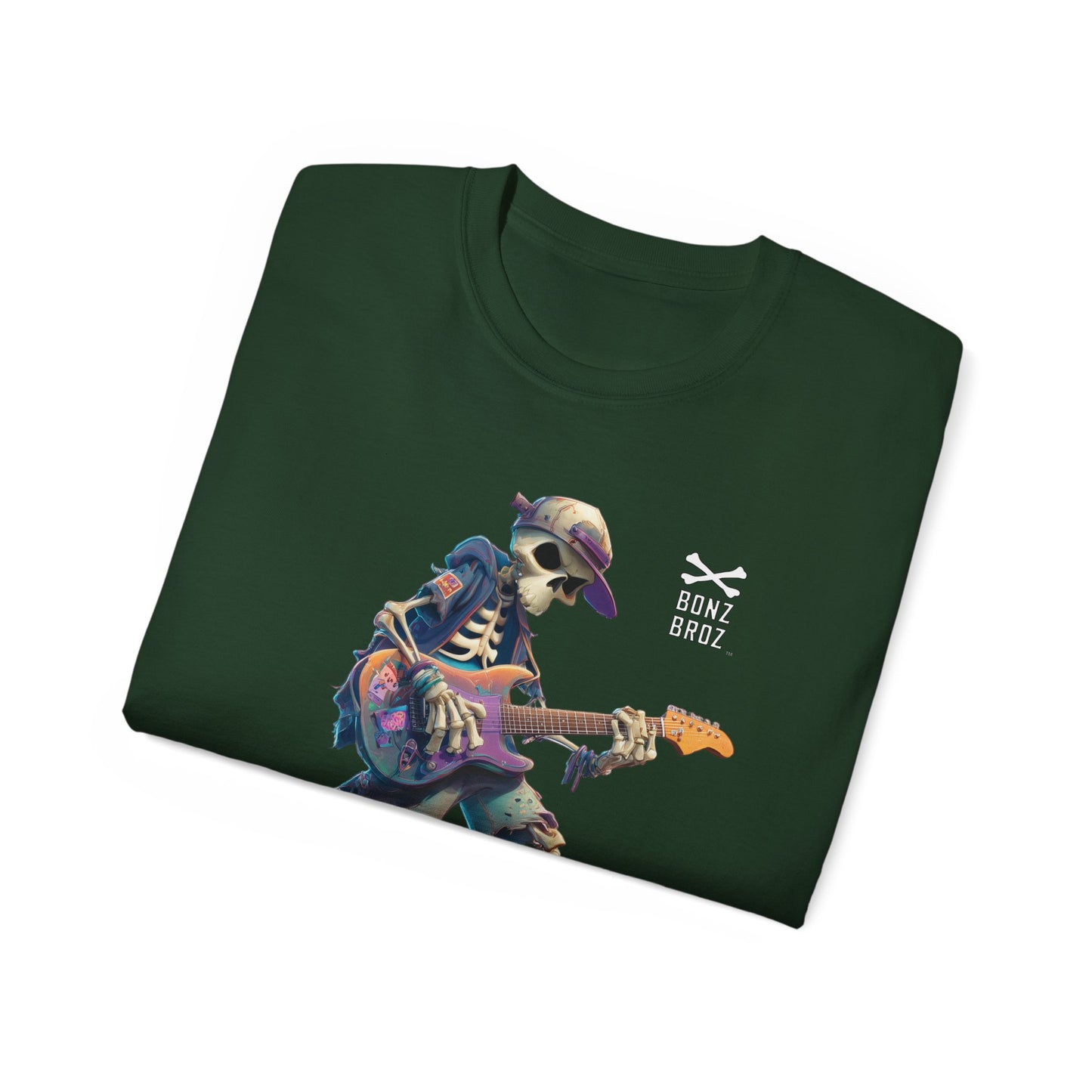 Skeleton Rock Guitar Tee