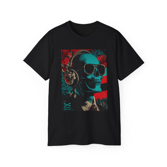 Skull Headphones Tee