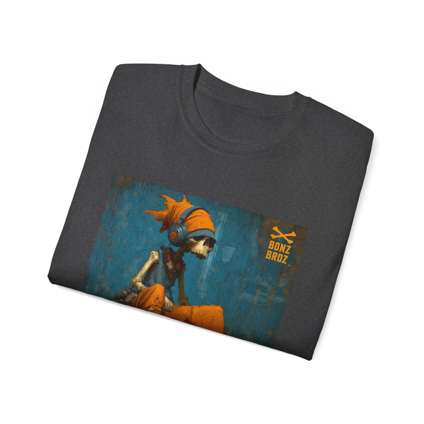 Skeleton Headphones Tee