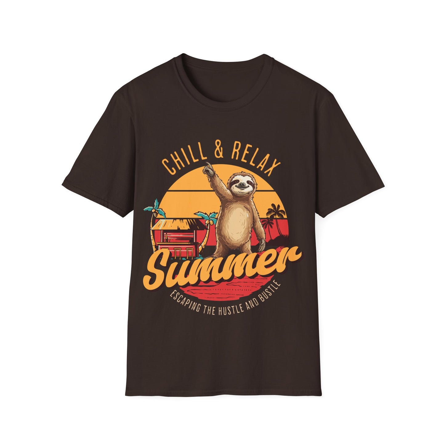 Chill and Relax Summer Unisex Softstyle T-Shirt