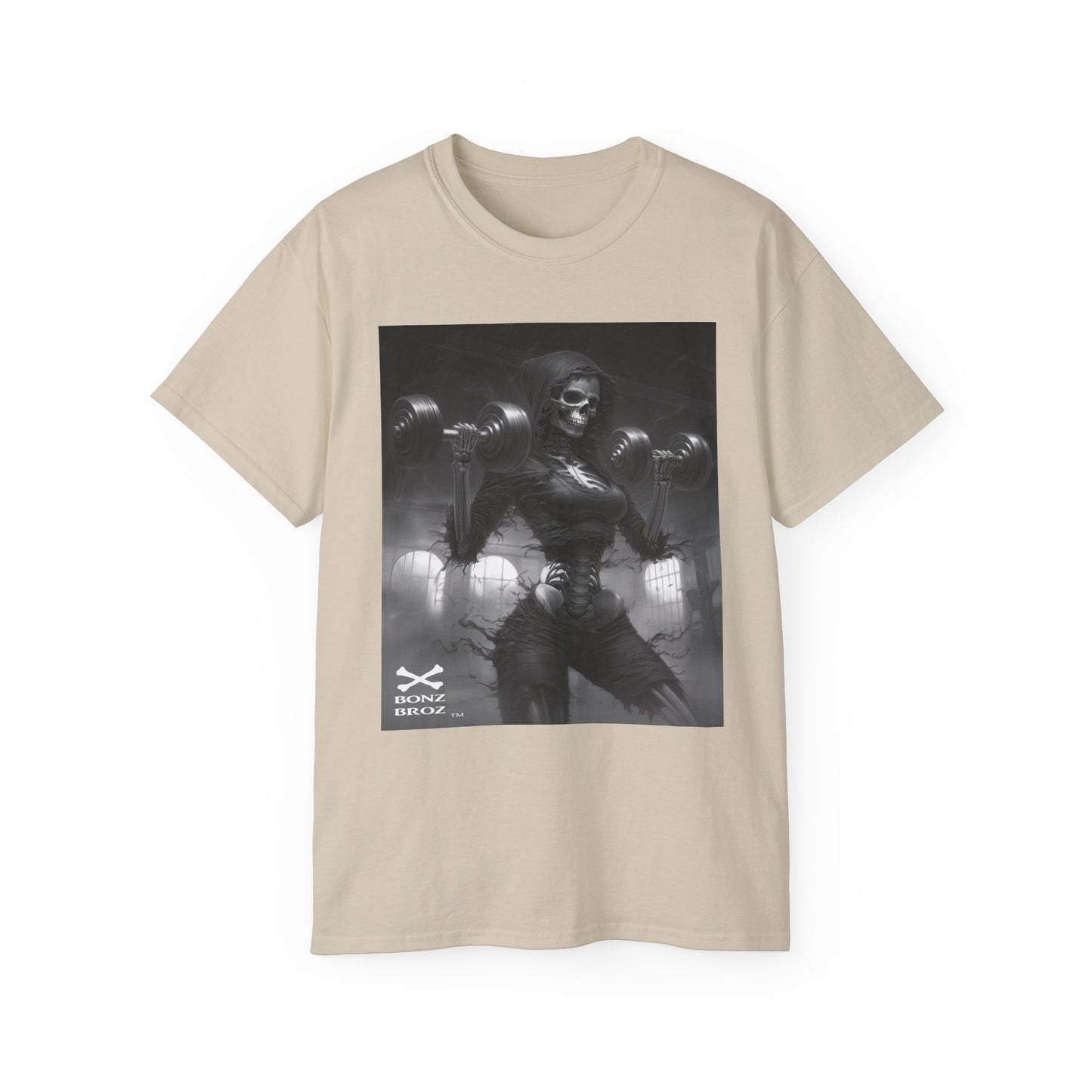 Skeleton Weightlifting Tee