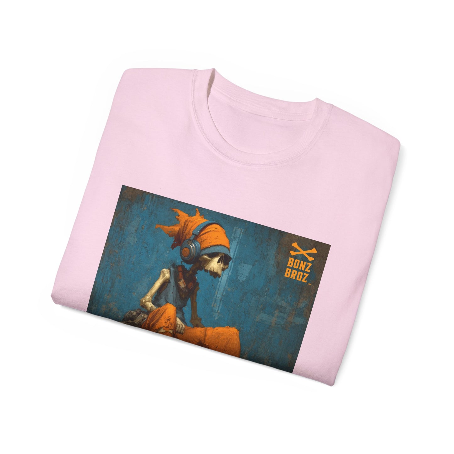 Skeleton Headphones Tee