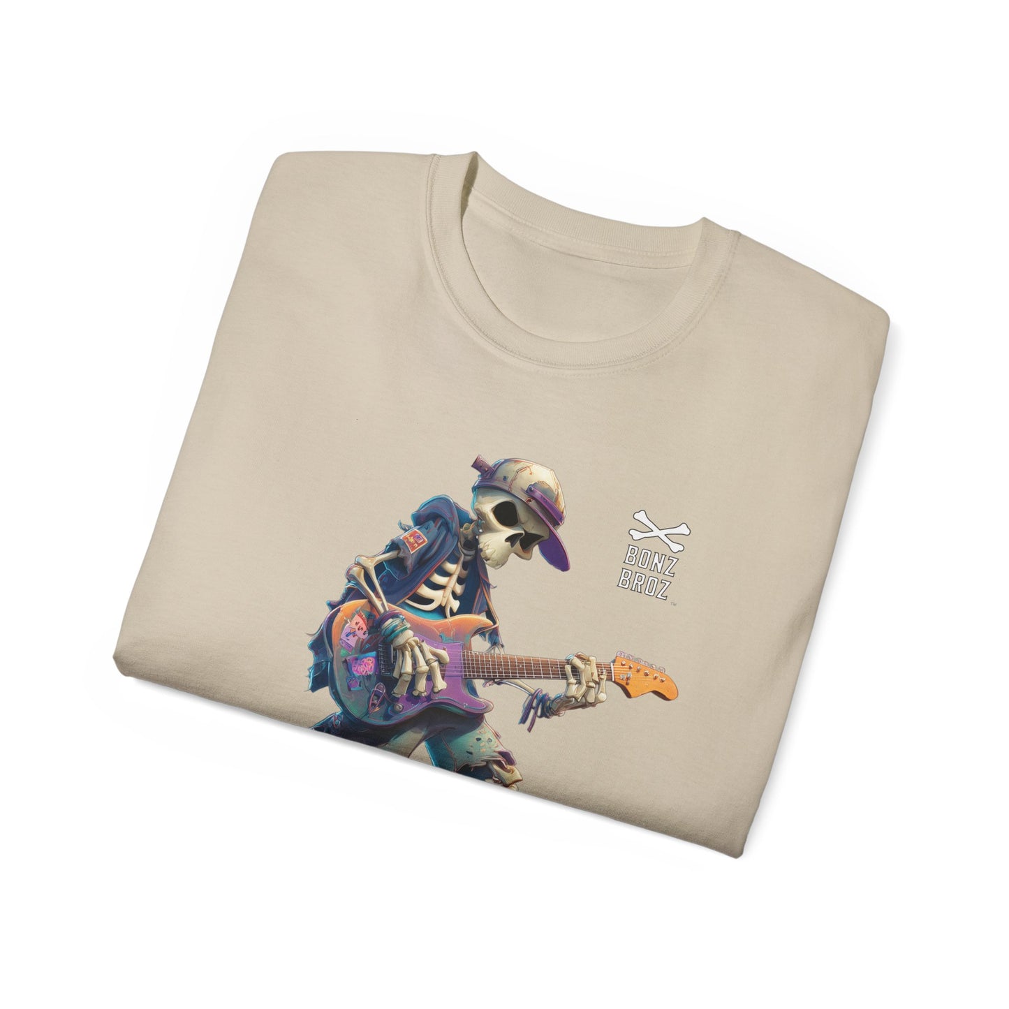 Skeleton Rock Guitar Tee